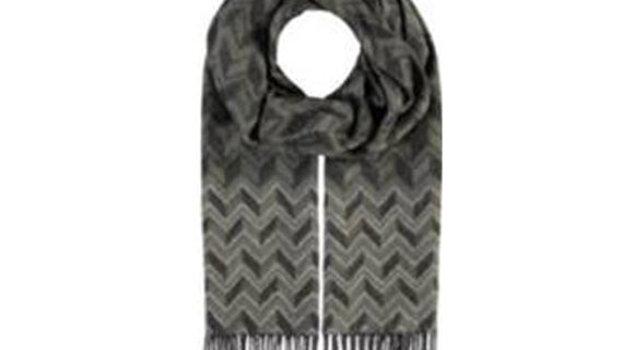 Cashmink Schal gemustert – hochwertige Kopfbedeckung von Fiebig bei Hut Factory Schweiz