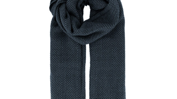 Schal Wolle Fischgrät mit Fransen – hochwertige Kopfbedeckung von Fiebig bei Hut Factory Schweiz