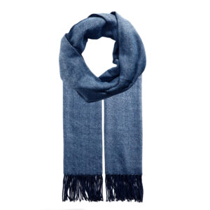 Schal Fischgrät mit Fransen – hochwertige Kopfbedeckung von Fiebig bei Hut Factory Schweiz