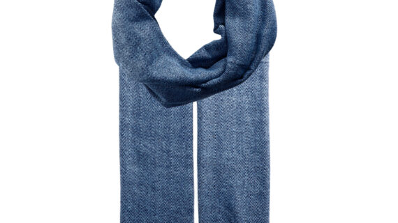 Schal Fischgrät mit Fransen – hochwertige Kopfbedeckung von Fiebig bei Hut Factory Schweiz