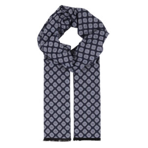 Schal Viscose gemustert mit kurzen Fransen – hochwertige Kopfbedeckung von Fiebig bei Hut Factory Schweiz