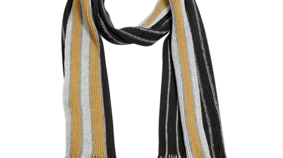 Strickschal gestreift – hochwertige Kopfbedeckung von Fiebig bei Hut Factory Schweiz