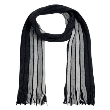 Strickschal gestreift – hochwertige Kopfbedeckung von Fiebig bei Hut Factory Schweiz