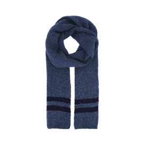 Schal Strick melange mit Blockstreifen – hochwertige Kopfbedeckung von Fiebig bei Hut Factory Schweiz