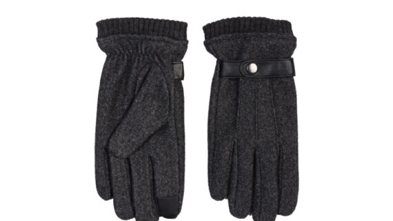 Handschuhe melange mit Strickbündchen – hochwertige Kopfbedeckung von Fiebig bei Hut Factory Schweiz|Handschuhe melange mit Strickbündchen – hochwertige Kopfbedeckung von Fiebig bei Hut Factory Schweiz