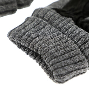 Handschuhe Velours mit Strickbund