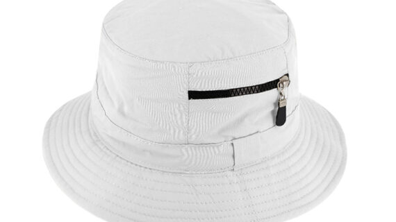Fischerhut uni mit Reißverschluss Tasche wasserabweisend – hochwertige Kopfbedeckung von Fiebig bei Hut Factory Schweiz