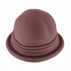 Stoffhut Wolle mit Raffungen uni – hochwertige Kopfbedeckung von Fiebig bei Hut Factory Schweiz