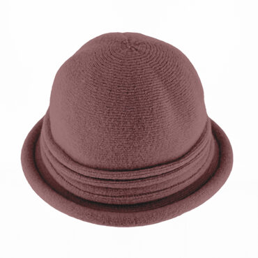 Stoffhut Wolle mit Raffungen uni – hochwertige Kopfbedeckung von Fiebig bei Hut Factory Schweiz