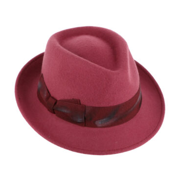 Wollfilzhut Trilby bemaltes Ripsband – hochwertige Kopfbedeckung von Fiebig bei Hut Factory Schweiz