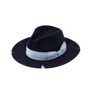 Wollfilzhut Fedora uni Stitching – hochwertige Kopfbedeckung von Fiebig bei Hut Factory Schweiz