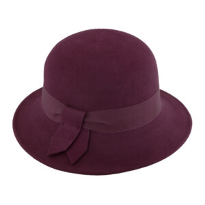 Wollfilzhut Glocke Filzdekor – hochwertige Kopfbedeckung von Fiebig bei Hut Factory Schweiz