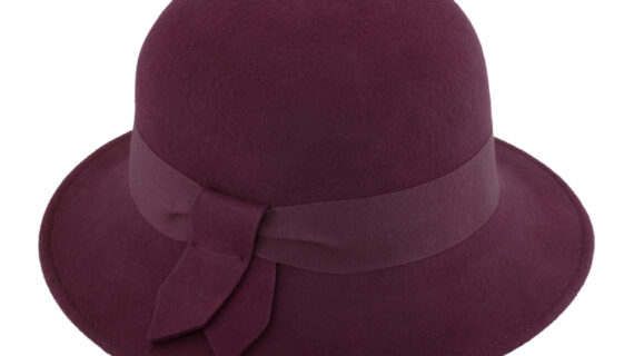 Wollfilzhut Glocke Filzdekor – hochwertige Kopfbedeckung von Fiebig bei Hut Factory Schweiz