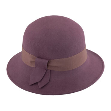 Wollfilzhut Glocke Filzdekor – hochwertige Kopfbedeckung von Fiebig bei Hut Factory Schweiz