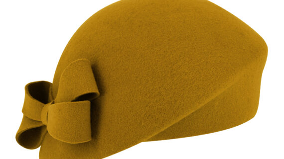 Wollfilzhut Pillbox asymmetrisch uni