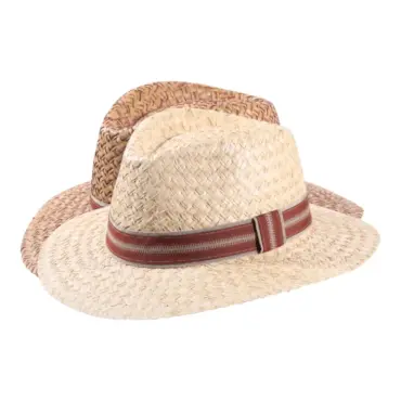 Strohhut Fedora Traveler Palmier aus Naturstroh mit Leinenband Titel: Fedora Strohhut Traveler Palmier Natur & Nougat|Strohhut Fedora Traveler Palmier aus Naturstroh mit Leinenband Titel: Fedora Strohhut Traveler Palmier Natur & Nougat|Strohhut Fedora Traveler Palmier aus Naturstroh mit Leinenband Titel: Fedora Strohhut Traveler Palmier Natur & Nougat|||