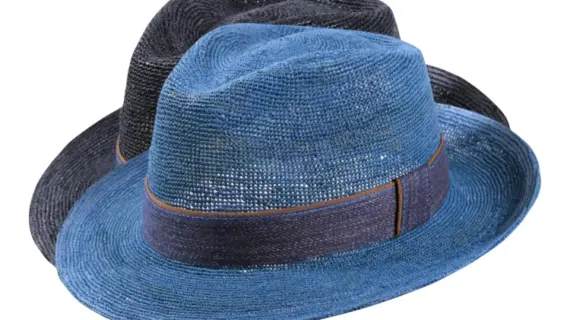 Sommerhut Fedora Raffia gehäkelt Schwarz Petrol Jeansband|Sommerhut Fedora Raffia gehäkelt Schwarz Petrol Jeansband|Sommerhut Fedora Raffia gehäkelt Schwarz Petrol Jeansband|||