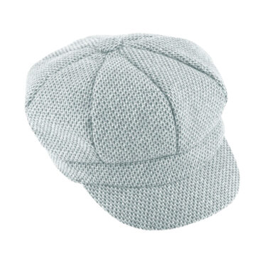 Ballonkappe 8-Panel Webmuster uni mit Steg und Knopf – hochwertige Kopfbedeckung von Fiebig bei Hut Factory Schweiz