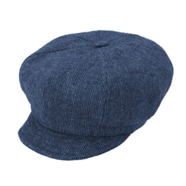 Ballonkappe Shetlandwolle gestreift – hochwertige Kopfbedeckung von Fiebig bei Hut Factory Schweiz