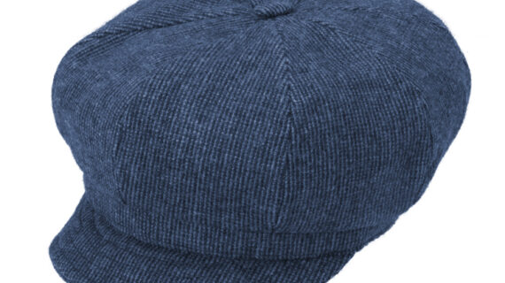 Ballonkappe Shetlandwolle gestreift – hochwertige Kopfbedeckung von Fiebig bei Hut Factory Schweiz