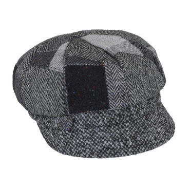 Ballonkappe Wolle Patchwork gemustert – hochwertige Kopfbedeckung von Fiebig bei Hut Factory Schweiz