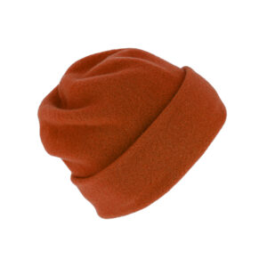 Stoffmütze Beanie Wollfilz mit Umschlag uni – hochwertige Kopfbedeckung von Fiebig bei Hut Factory Schweiz