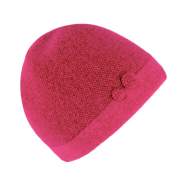 Beanie Wolle melange mit Knopfgarnitur – hochwertige Kopfbedeckung von Fiebig bei Hut Factory Schweiz