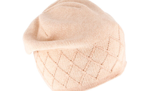 Beanie Viskose Melange Rautenmuster – hochwertige Kopfbedeckung von Fiebig bei Hut Factory Schweiz