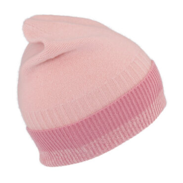 Strick Beanie Kaschmir Rippenstrick Feinstrick mit Umschlag – hochwertige Kopfbedeckung von Fiebig bei Hut Factory Schweiz