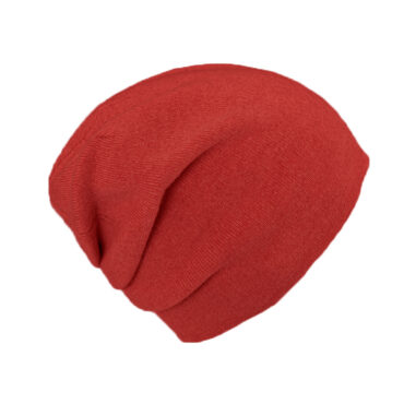 Strick Beanie Kaschmir uni einlagig mit Raffung – hochwertige Kopfbedeckung von Fiebig bei Hut Factory Schweiz