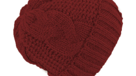 Strickmütze Zopfstrick mit Umschlag melange – hochwertige Kopfbedeckung von Fiebig bei Hut Factory Schweiz