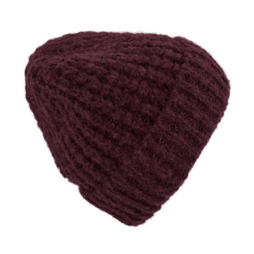 Strickmütze Wabenstrick mit Umschlag uni – hochwertige Kopfbedeckung von Fiebig bei Hut Factory Schweiz