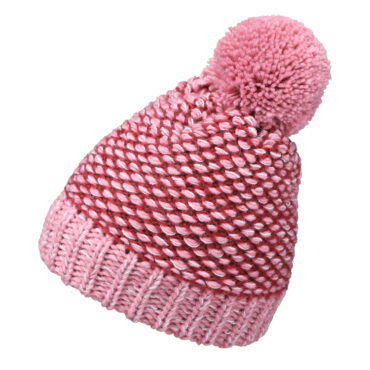 Strickmütze mit Pompon melange – hochwertige Kopfbedeckung von Fiebig bei Hut Factory Schweiz