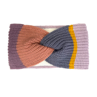 Strickstirnband fünffarbig gedreht – hochwertige Kopfbedeckung von Fiebig bei Hut Factory Schweiz