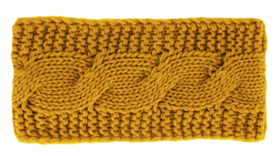 Strickstirnband uni