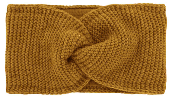 Strickstirnband Wolle uni gedreht