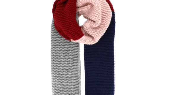 Strickschal Wolle vierfarbig – hochwertige Kopfbedeckung von Fiebig bei Hut Factory Schweiz