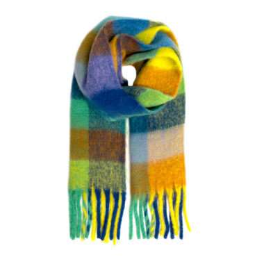 Schal gewebt mehfarbiges Karo mit Fransen – hochwertige Kopfbedeckung von Fiebig bei Hut Factory Schweiz|Schal gewebt mehfarbiges Karo mit Fransen – hochwertige Kopfbedeckung von Fiebig bei Hut Factory Schweiz