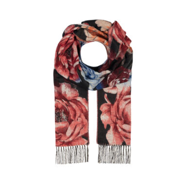 Cashmink Schal Blumenprint – hochwertige Kopfbedeckung von Fiebig bei Hut Factory Schweiz