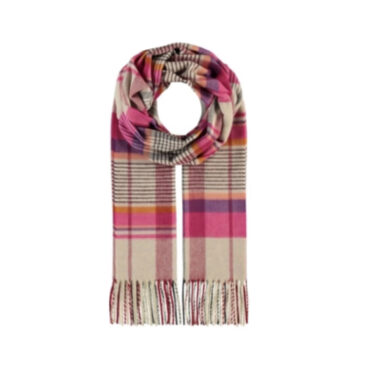 Cashmink Schal Karomuster – hochwertige Kopfbedeckung von Fiebig bei Hut Factory Schweiz