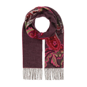 Cashmink Schal hälftiges Paisleymuster – hochwertige Kopfbedeckung von Fiebig bei Hut Factory Schweiz