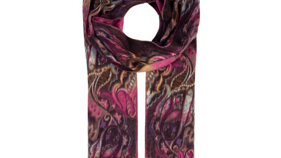 Cashmink Schal Paisley – hochwertige Kopfbedeckung von Fiebig bei Hut Factory Schweiz