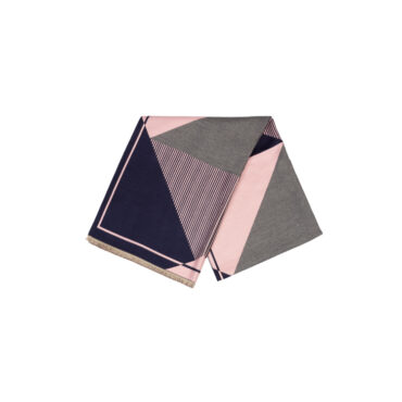 Schal geometrisches Muster mehrfarbig – hochwertige Kopfbedeckung von Fiebig bei Hut Factory Schweiz