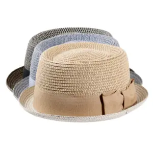 Pork Pie Sommerhut aus Viskose mit Masche|Pork Pie Sommerhut aus Viskose mit Masche|Pork Pie Sommerhut aus Viskose mit Masche|Pork Pie Sommerhut aus Viskose mit Masche