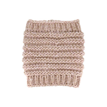 Halswärmer Strick Melange – hochwertige Kopfbedeckung von Fiebig bei Hut Factory Schweiz