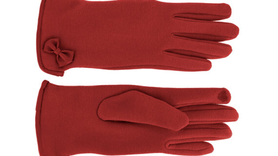 Handschuhe Jersey uni mit Schleife – hochwertige Kopfbedeckung von Fiebig bei Hut Factory Schweiz