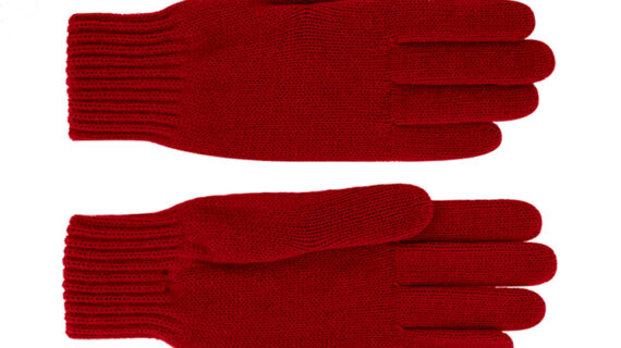 Kinder Strickhandschuhe uni