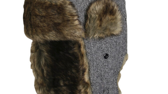 Chapka Fischgraet Kunstfell