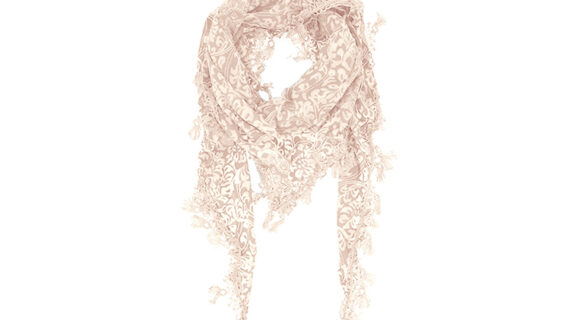 Dreieckstuch floral gemustert – hochwertige Kopfbedeckung von Fiebig bei Hut Factory Schweiz