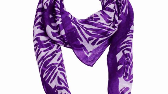 Tuch geblümt und Zebrastreifen quadratisch